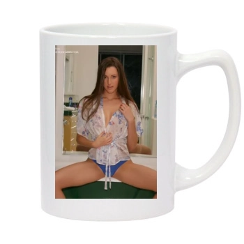 Erica Ellyson 14oz White Statesman Mug