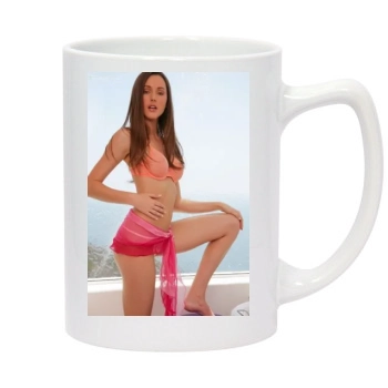 Erica Ellyson 14oz White Statesman Mug