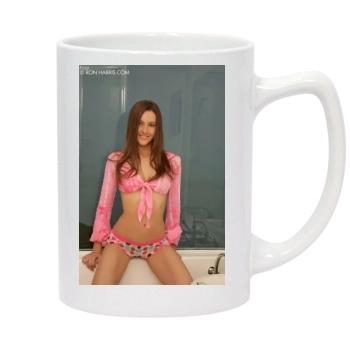 Erica Ellyson 14oz White Statesman Mug