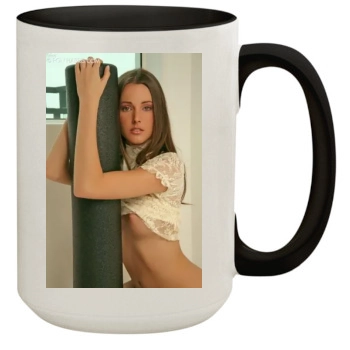 Erica Ellyson 15oz Colored Inner & Handle Mug