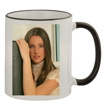 Erica Ellyson 11oz Colored Rim & Handle Mug