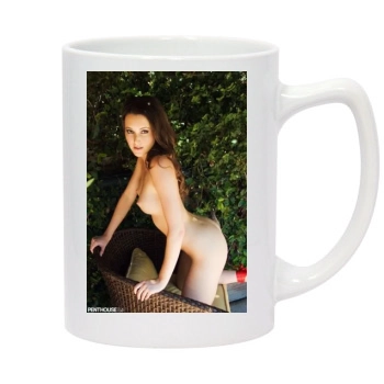 Erica Ellyson 14oz White Statesman Mug