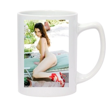 Erica Ellyson 14oz White Statesman Mug