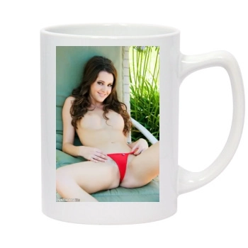 Erica Ellyson 14oz White Statesman Mug