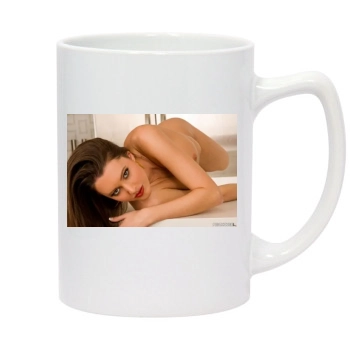 Erica Ellyson 14oz White Statesman Mug