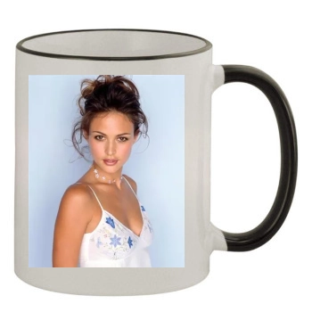 Josie Maran 11oz Colored Rim & Handle Mug