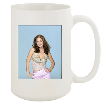 Josie Maran 15oz White Mug