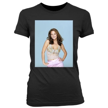 Josie Maran Women's Junior Cut Crewneck T-Shirt