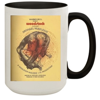 Woodstock (1970) 15oz Colored Inner & Handle Mug