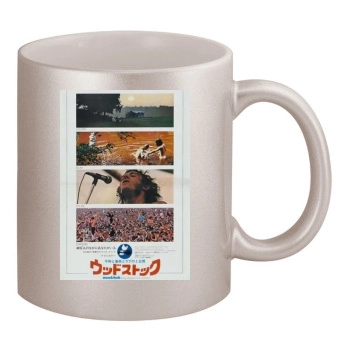 Woodstock (1970) 11oz Metallic Silver Mug