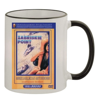 Zabriskie Point (1970) 11oz Colored Rim & Handle Mug