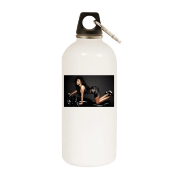 Nicki Minaj White Water Bottle With Carabiner