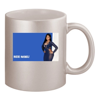 Nicki Minaj 11oz Metallic Silver Mug