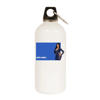 Nicki Minaj White Water Bottle With Carabiner