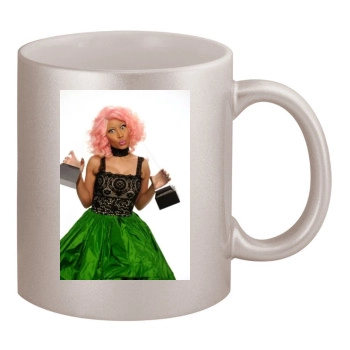 Nicki Minaj 11oz Metallic Silver Mug