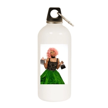 Nicki Minaj White Water Bottle With Carabiner