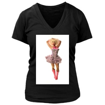 Nicki Minaj Women's Deep V-Neck TShirt