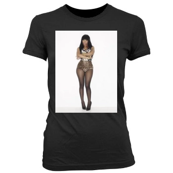 Nicki Minaj Women's Junior Cut Crewneck T-Shirt