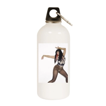 Nicki Minaj White Water Bottle With Carabiner