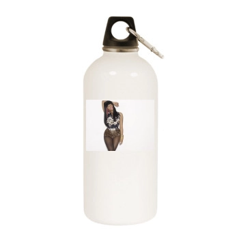 Nicki Minaj White Water Bottle With Carabiner