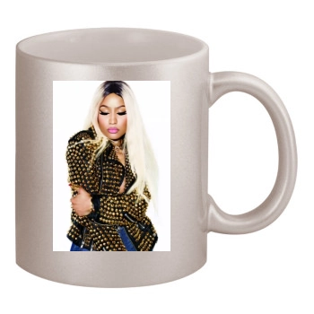 Nicki Minaj 11oz Metallic Silver Mug