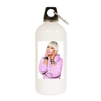 Nicki Minaj White Water Bottle With Carabiner