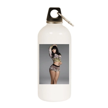 Nicki Minaj White Water Bottle With Carabiner