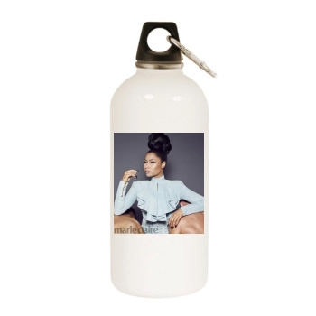 Nicki Minaj White Water Bottle With Carabiner