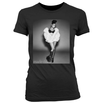 Nicki Minaj Women's Junior Cut Crewneck T-Shirt