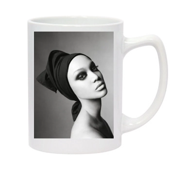 Tyra Banks 14oz White Statesman Mug