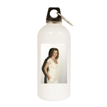 Rachel Griffiths White Water Bottle With Carabiner