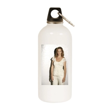 Rachel Griffiths White Water Bottle With Carabiner