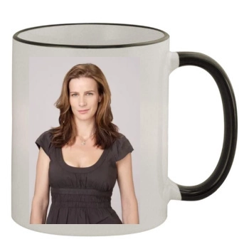 Rachel Griffiths 11oz Colored Rim & Handle Mug