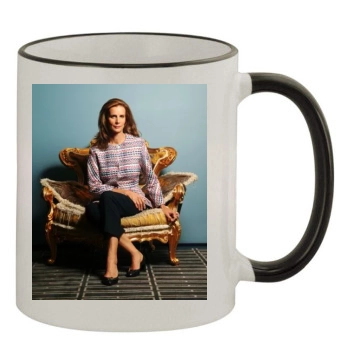 Rachel Griffiths 11oz Colored Rim & Handle Mug