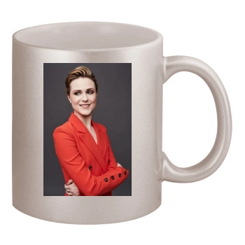 Evan Rachel Wood 11oz Metallic Silver Mug