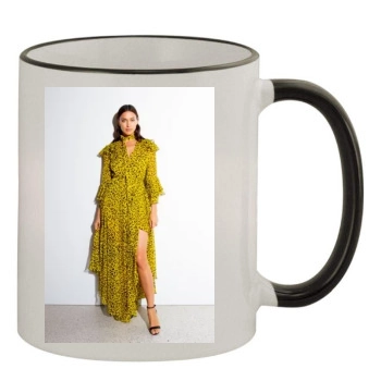 Irina Shayk 11oz Colored Rim & Handle Mug