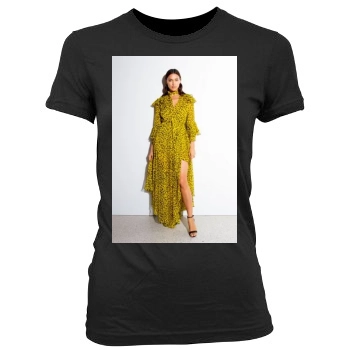 Irina Shayk Women's Junior Cut Crewneck T-Shirt