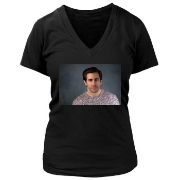 Jake Gyllenhaal Women's Deep V-Neck TShirt