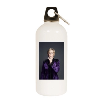 Jane Lynch White Water Bottle With Carabiner