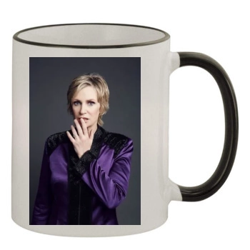 Jane Lynch 11oz Colored Rim & Handle Mug