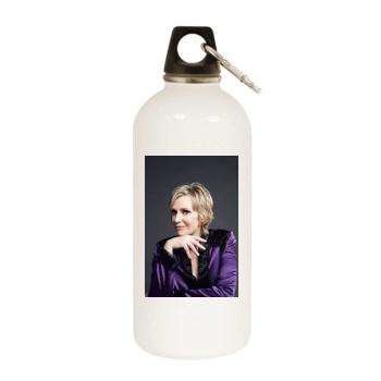 Jane Lynch White Water Bottle With Carabiner