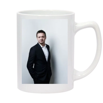 Jeremy Renner 14oz White Statesman Mug