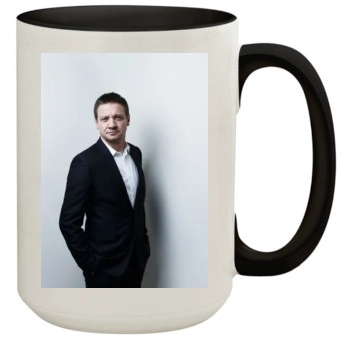 Jeremy Renner 15oz Colored Inner & Handle Mug