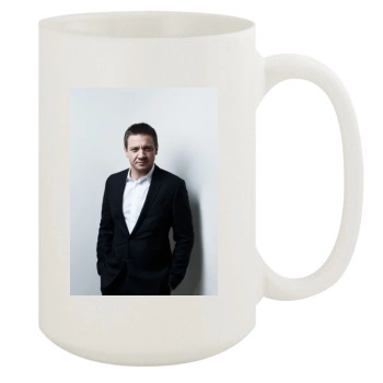 Jeremy Renner 15oz White Mug