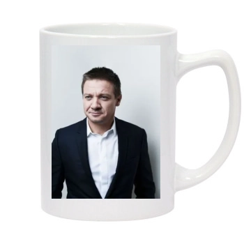 Jeremy Renner 14oz White Statesman Mug