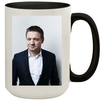 Jeremy Renner 15oz Colored Inner & Handle Mug