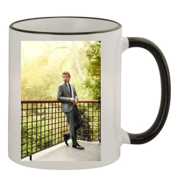 Jeremy Renner 11oz Colored Rim & Handle Mug