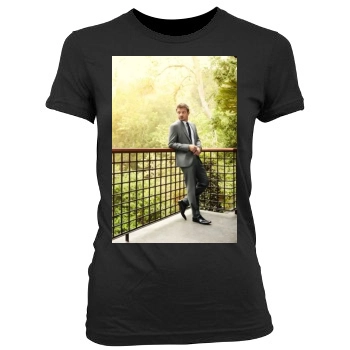 Jeremy Renner Women's Junior Cut Crewneck T-Shirt