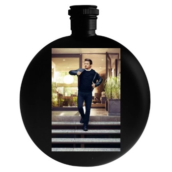 Jeremy Renner Round Flask