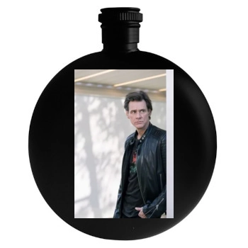 Jim Carrey Round Flask